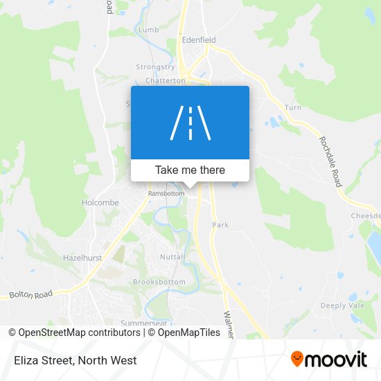 Eliza Street map