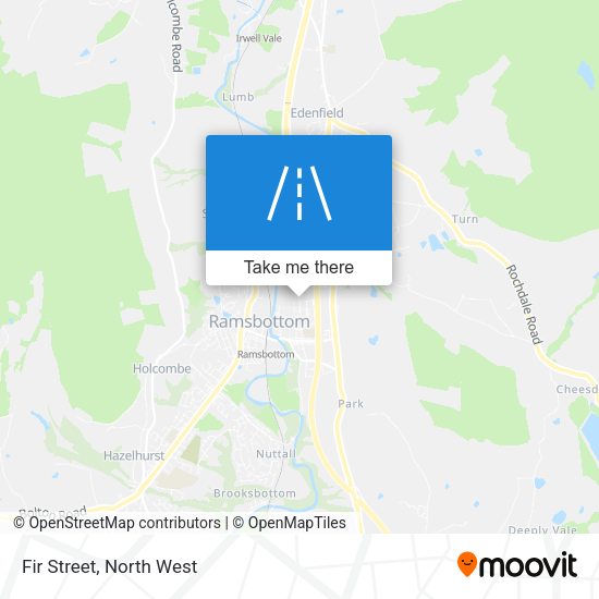 Fir Street map