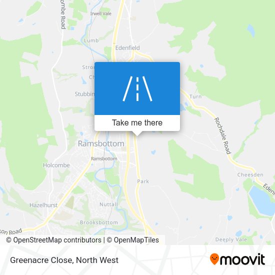Greenacre Close map