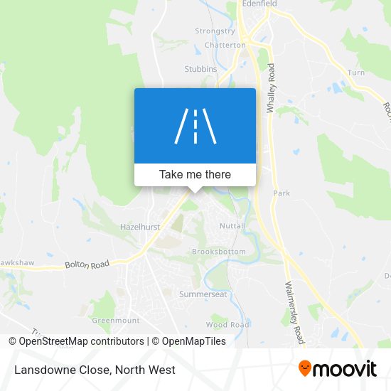 Lansdowne Close map