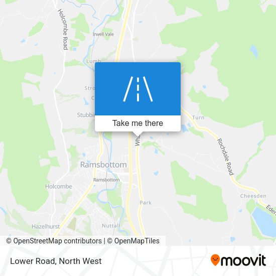 Lower Road map