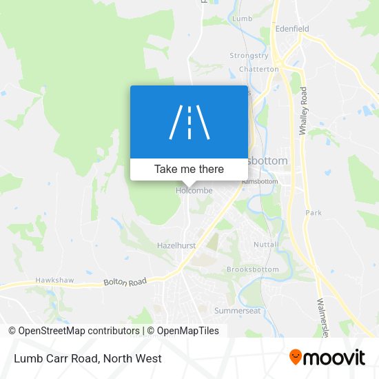 Lumb Carr Road map