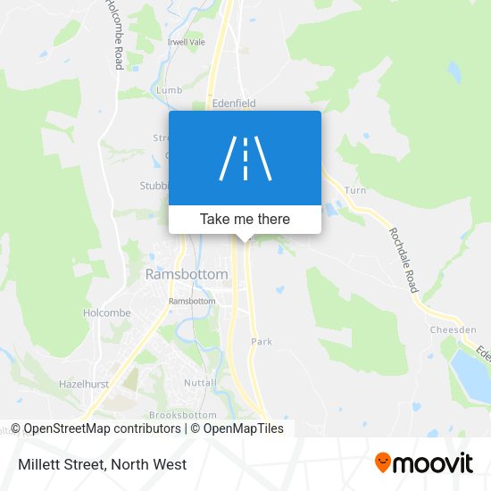 Millett Street map