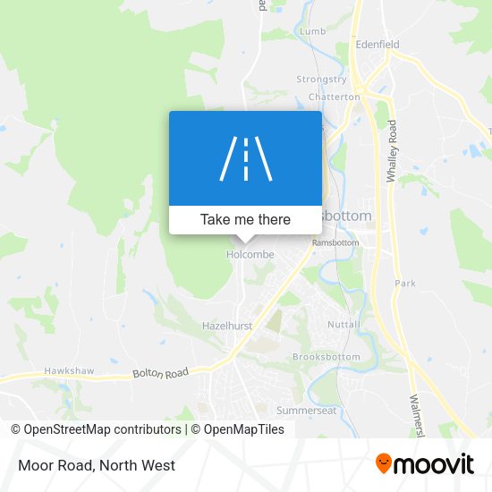 Moor Road map