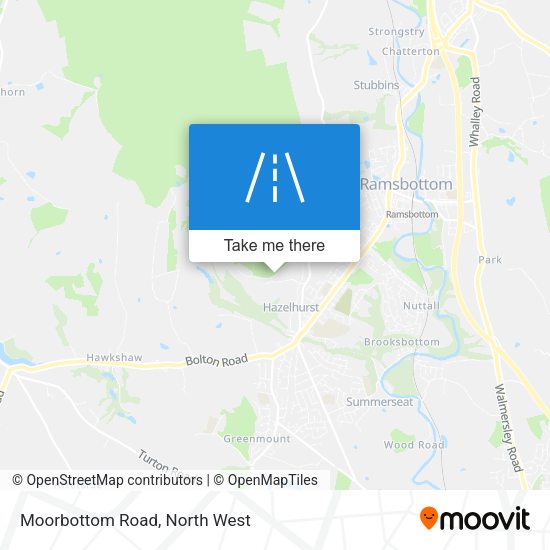Moorbottom Road map