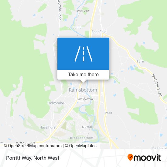 Porritt Way map