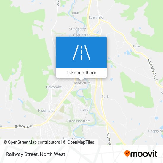 Railway Street map