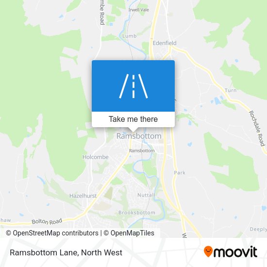 Ramsbottom Lane map