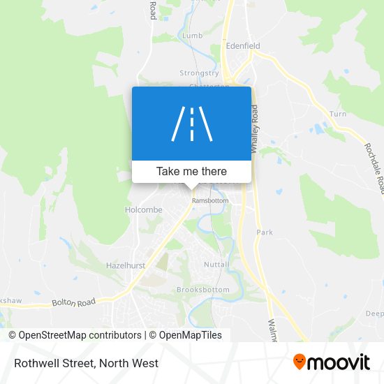 Rothwell Street map