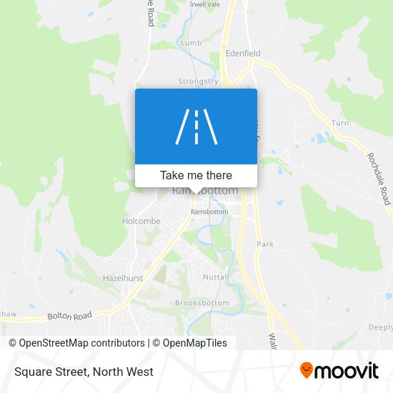 Square Street map