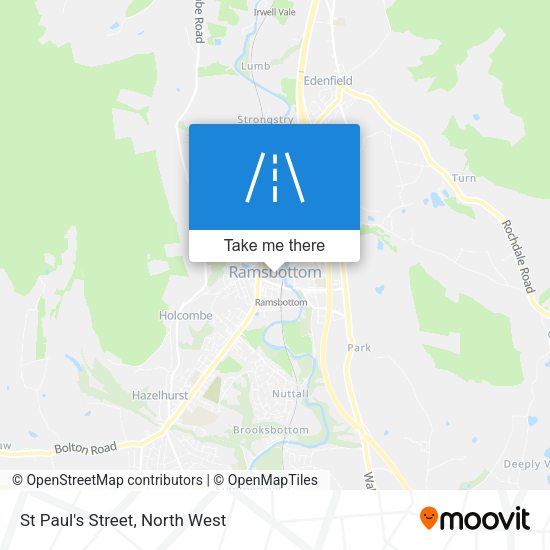 St Paul's Street map