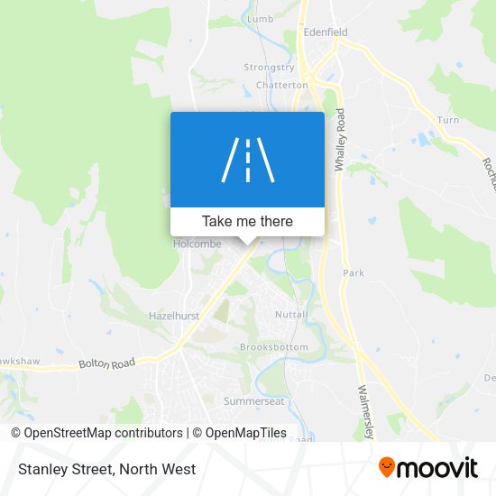 Stanley Street map