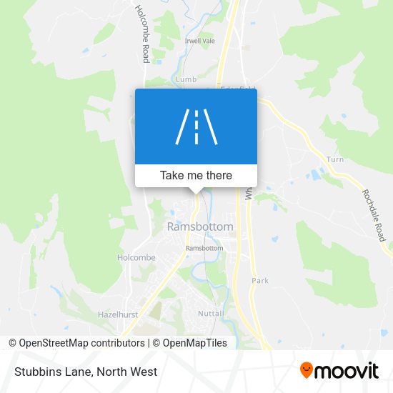 Stubbins Lane map