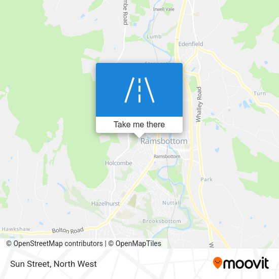 Sun Street map