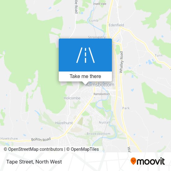 Tape Street map