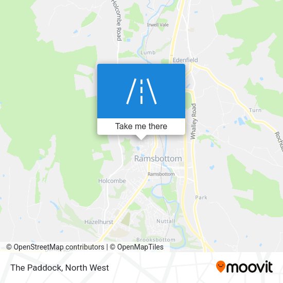 The Paddock map