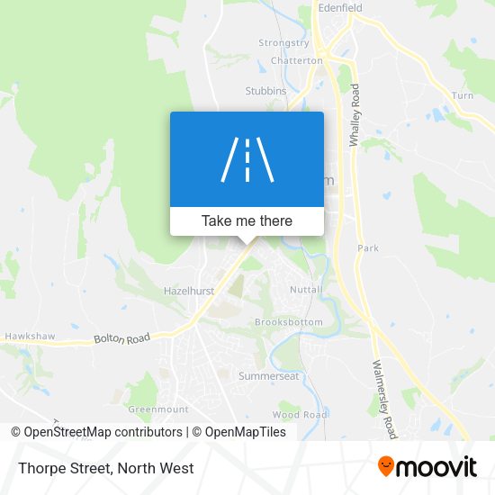 Thorpe Street map