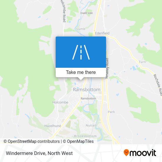 Windermere Drive map