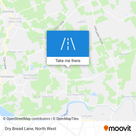 Dry Bread Lane map