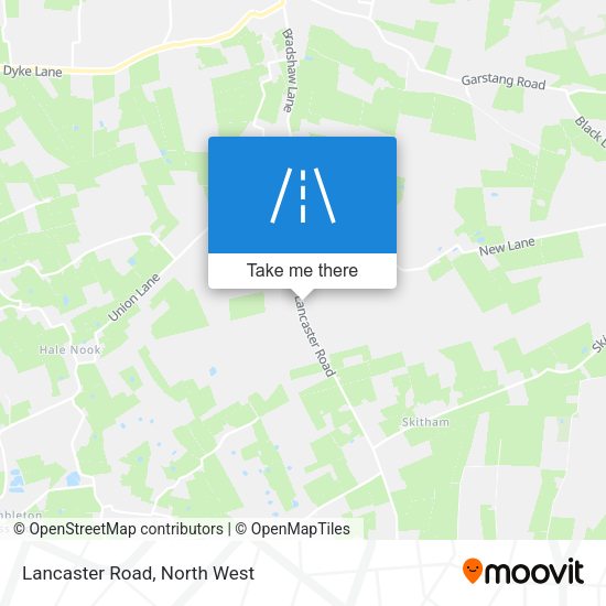 Lancaster Road map