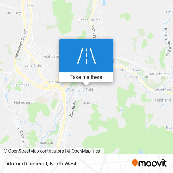 Almond Crescent map