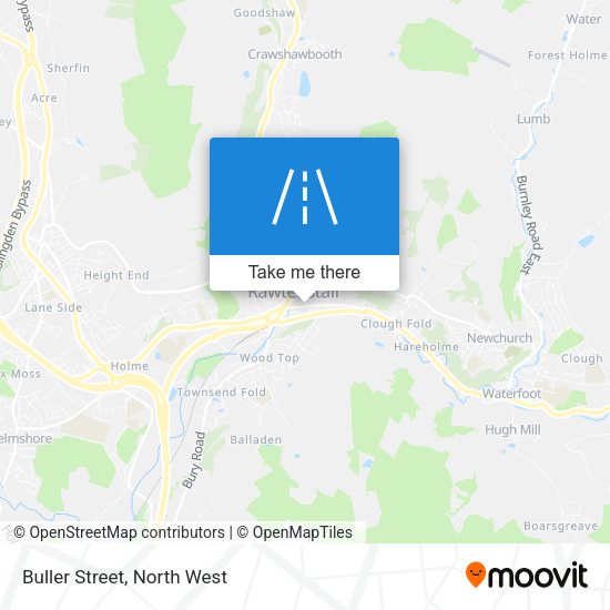 Buller Street map