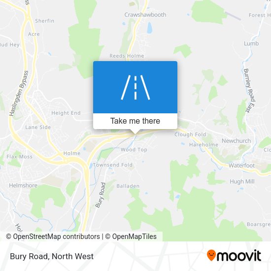 Bury Road map