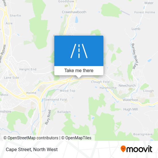 Cape Street map