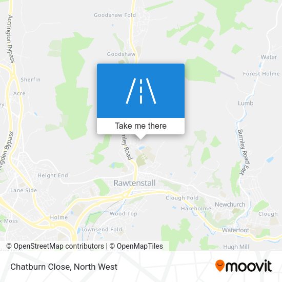Chatburn Close map