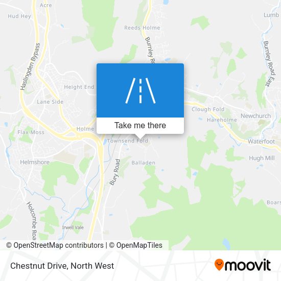 Chestnut Drive map