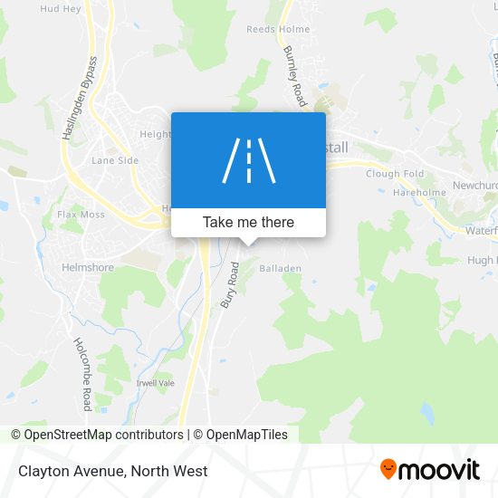 Clayton Avenue map