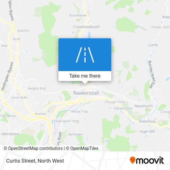 Curtis Street map