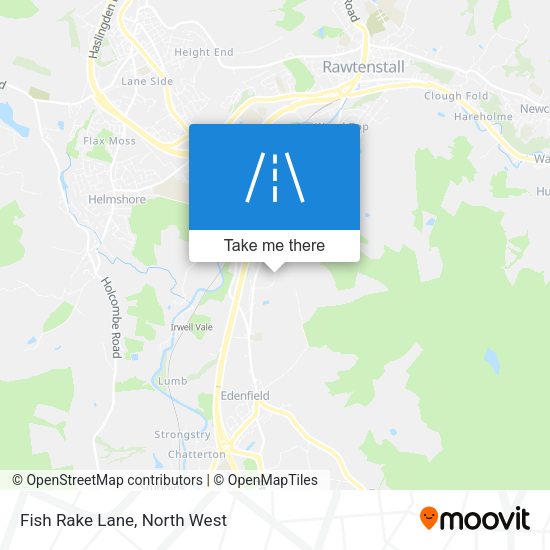 Fish Rake Lane map