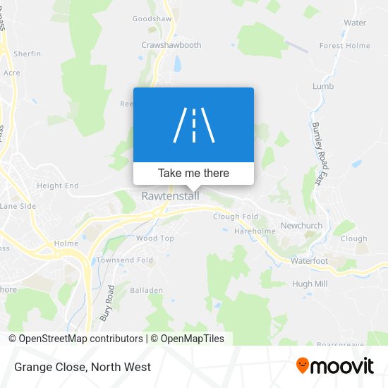 Grange Close map