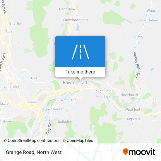 Grange Road map