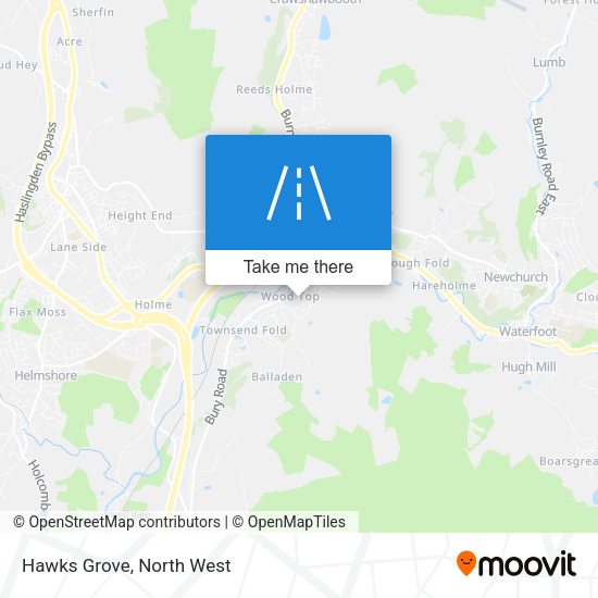 Hawks Grove map