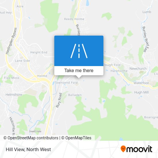 Hill View map