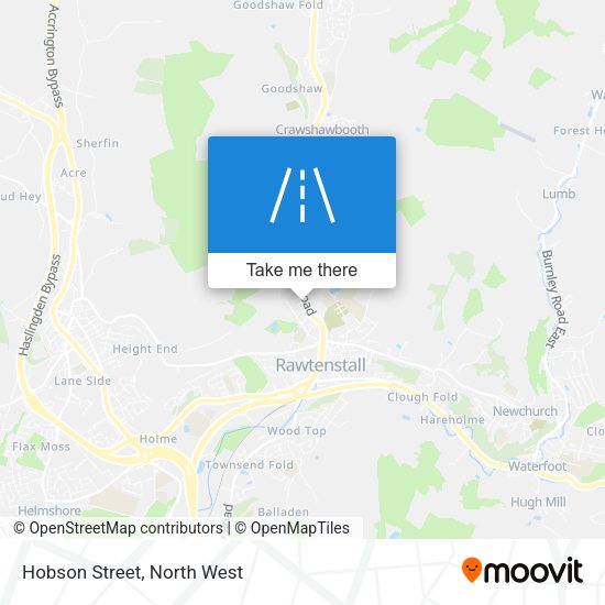 Hobson Street map