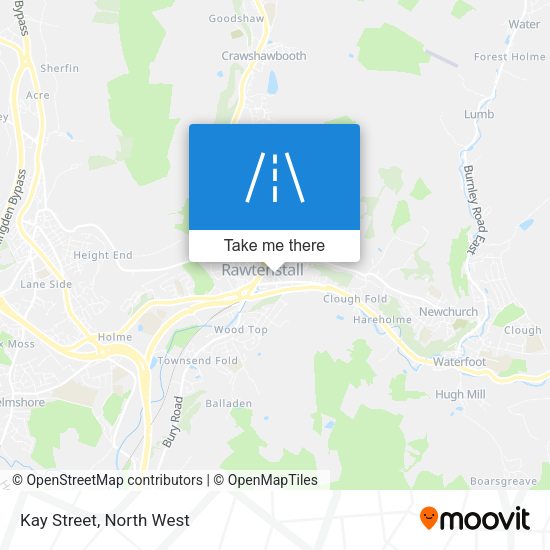 Kay Street map