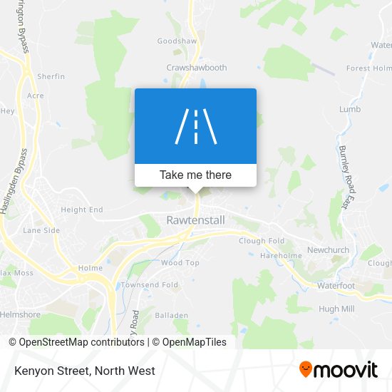 Kenyon Street map