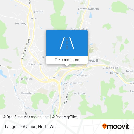 Langdale Avenue map