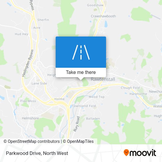 Parkwood Drive map