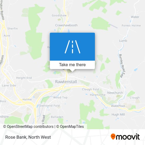 Rose Bank map