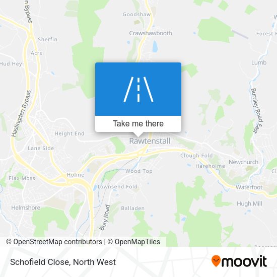 Schofield Close map