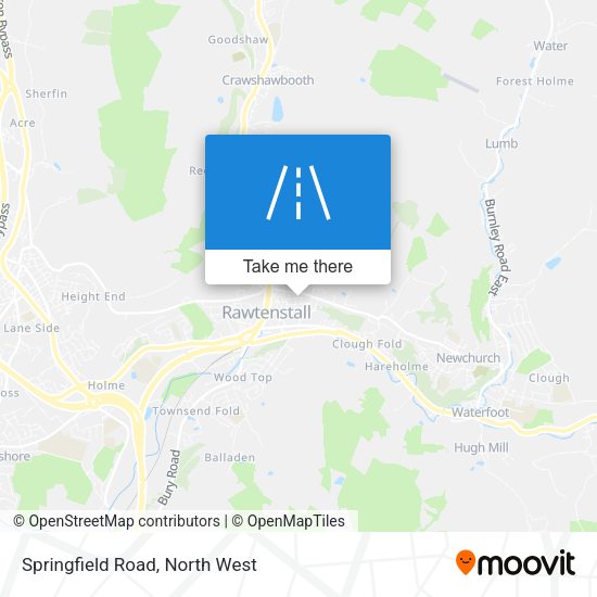 Springfield Road map