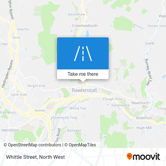 Whittle Street map