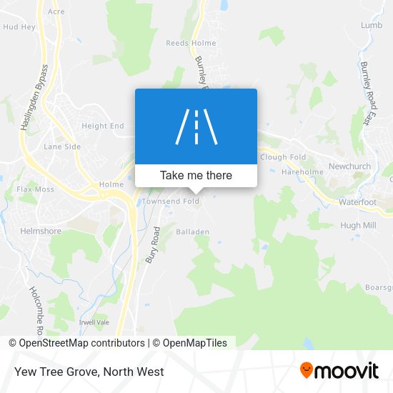 Yew Tree Grove map
