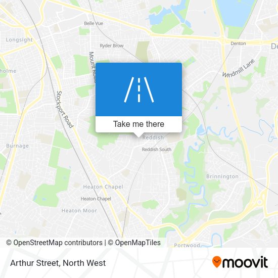 Arthur Street map