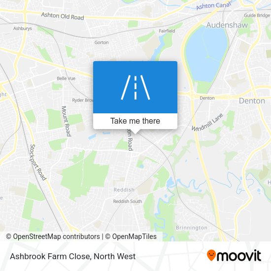 Ashbrook Farm Close map