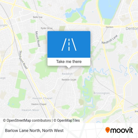 Barlow Lane North map